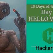 Day 0 Hello World HACKERRANK 10 Days Of JavaScript