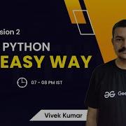 Learn Python The Easy Way Session 2 Operators Vivek Kumar