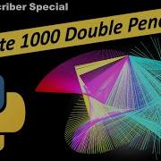 Simulate 1000 Double Pendulums In Python Lagrangian Mechanics