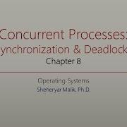 Operating System 8 Concurrent Processes Synchronization Deadlocks