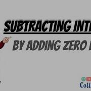 Subtracting Integers By Adding Zero Pairs EduK8 Collection