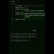 Push Pop Shift Unshift Using Array Best Example