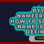 Python NameError How To Solve Name Is Not Defined Python Code School