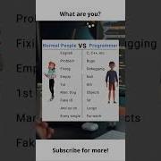 Difference Between Normal People VS Programmer Shorts Shortsvideo Shortvideo Technology Facts