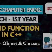Friend Function In C Basic Computer Engineering RGPV B Tech 1st Year