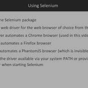 Data Acquisition And Manipulation With Python Making Use Of Selenium Packtpub Com