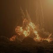 Dune Explosion Barrage In Houdini Pyro FX