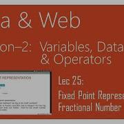 Fractional Numbers Part 1 Fixed Point Representation