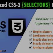 Advanced CSS 3 Selectors Are Combination Selectors Part I CSS 3 Tutorial Combinators Selectors