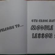 4th Grade Module 5 Lesson 1