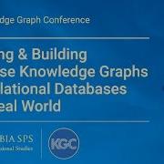 Designing And Building Enterprise Knowledge Graphs From Relational Databases In The Real World