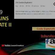 Contains Duplicate II LeetCode 219 Java 10ms Solution LearnOverflow