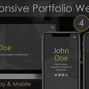 Responsive Portfolio Website 4 Menu Overlay Responsiveness
