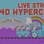 Coding Train Live 148 2 4D Hypercube