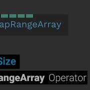 Map Range Array Operator Byte Size