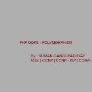 PHP Polymorphism