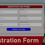 Responsive Registration Form In HTML CSS By Rahul Chaudhary