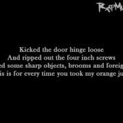 Eminem Brain Damage Lyrics On Screen Full HD