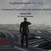 Modules 7 1 7 2 Part 1 Functional Dependencies And Data Redundancy
