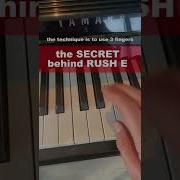 The SECRET Behind RUSH E Piano Tutorial Shorts