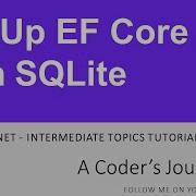 Blazer в NET Темы среднего уровня 1 Настройка EF Core с SQLite