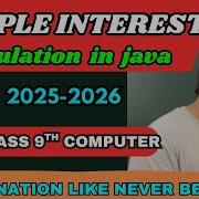 Java Program To Calculate Simple Interest Taking Input From User Class 9 10 Computer ICSE