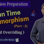 28 Runtime Polymorphism In Java Part 2 Method Overriding Examples Interview Preparation