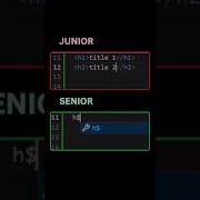 JUNIOR Vs SENIOR Learnhtml5andcss3 Webdesign Coding Webdevelopment