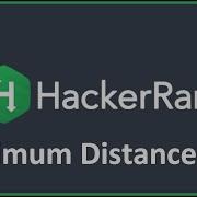 Minimum Distances Hacker Rank Solution In C