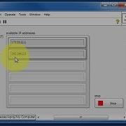 LabVIEW Code Show Available IP Addresses Expected Results