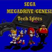 Sega Mega Drive Genesis Tech Specs