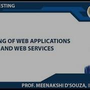 Testing Of Web Applications And Web Services