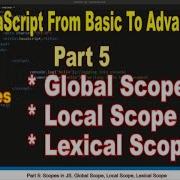 Scopes In JS Global Local And Lexical Part 5 JavaScript SmartCode