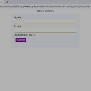 Make HTML Form With ONLY Bottom Border HTML CSS
