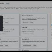 Extended Widget Options For WordPress