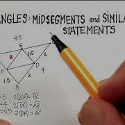 Triangles Midsegments And Similarity Statements