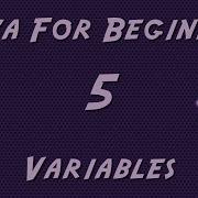 Learn Java For Beginners 5 Variables