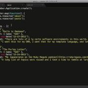 Building An Ember Js Application