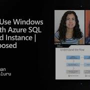 How To Use Windows Auth With Azure SQL Managed Instance Data Exposed