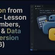 Python From Zero Lesson 3 Numbers Math Data Conversion 2026