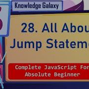 Jump Statement In JavaScript 28 What Is Jump Statement JavaScript 2021 Basic S Of Programming