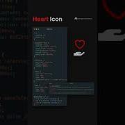 Heart Icon Animation CSS Shorts Css Webdeveloper Webdesign Frontend Code Coding Ui Ux