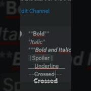 Every Text Style On Discord