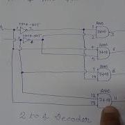 Design The 2 To 4 Decoder Circuit Experiment DE Lab