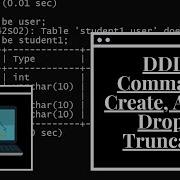 MySQL Database Tutorial 11 Implementation Of DDL Commands Create Alter Drop Truncate