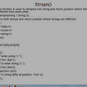 12 Strspn Function Unit3