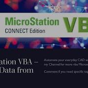 Microstation VBA Microsoft Excel To Microstation