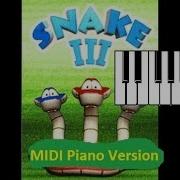 Snake III 3D Sounds Java MIDI Piano Version
