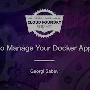 Let Diego Manage Your Docker Application