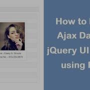 How To Load Ajax Data In JQuery UI Tooltip Using PHP